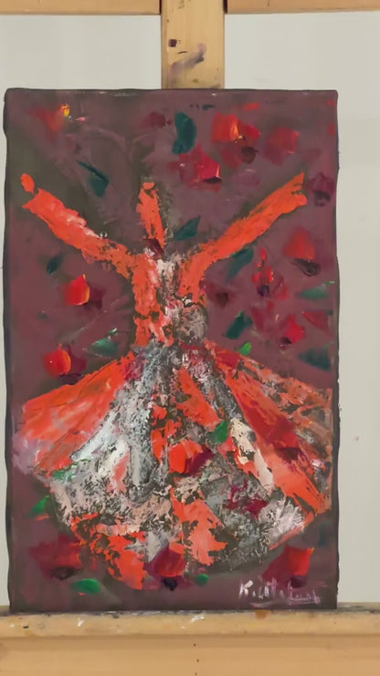 Semada Ateşle Dönüş Yağlı Boya Tablosu