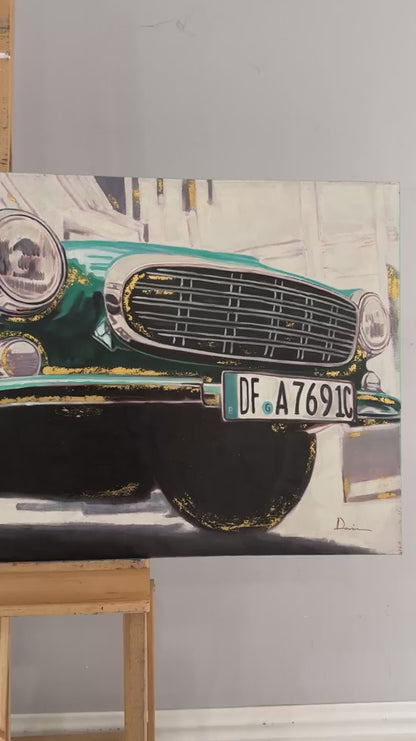 Retro Wind Oil Painting