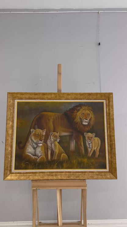 Aslanın Mirası Yağlı Boya Tablosu