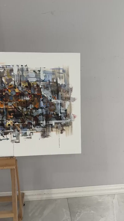 Zamana Dokunan Işık Yağlı Boya Tablosu