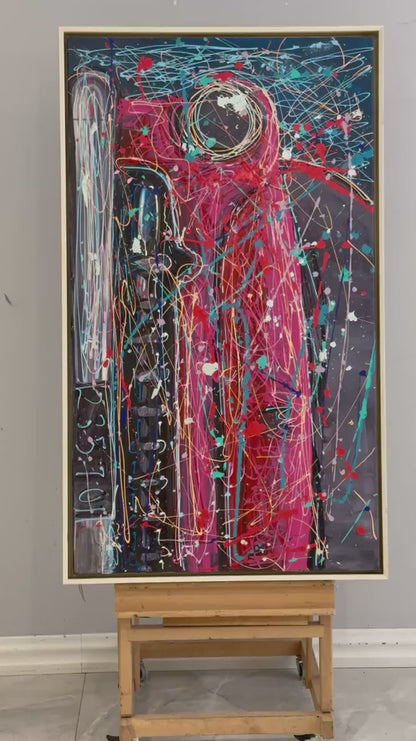 Formların Arasında Yağlı Boya Tablosu