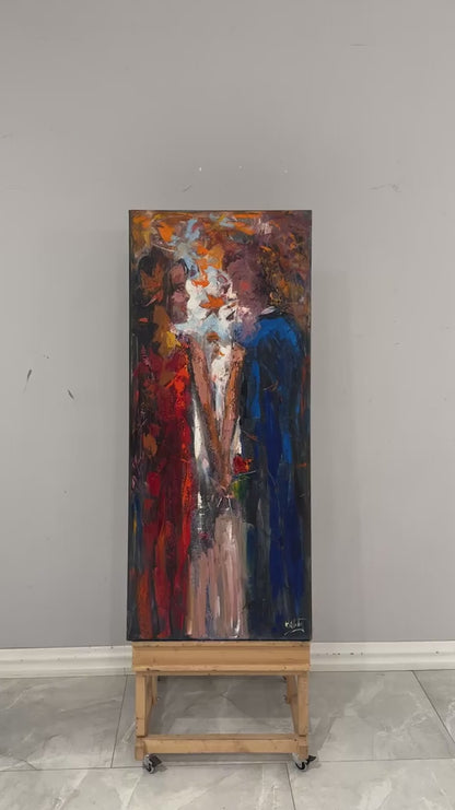 Seni Seviyorum Yağlı Boya Tablosu