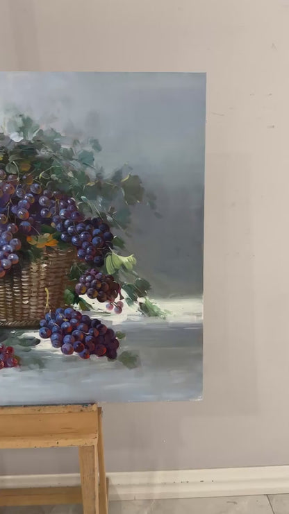 Üzüm Hasadı Yağlı Boya Tablosu