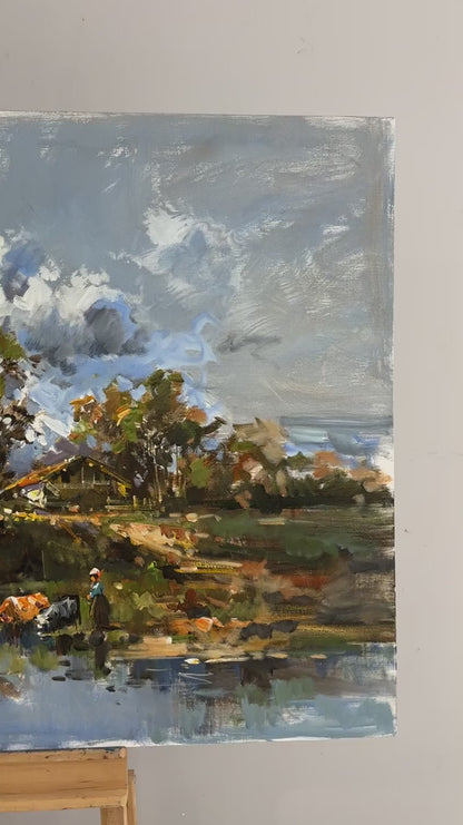 Doğanın Kalbinde Yağlı Boya Tablosu