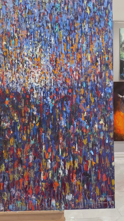 Hayal Damlaları Yağlı Boya Tablosu