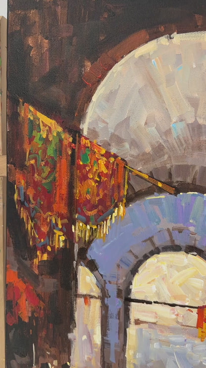 Geçmişin İzleri Yağlı Boya Tablosu