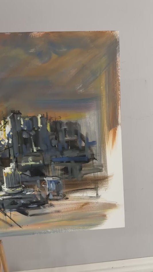 Medeniyetin Sonu Yağlı Boya Tablosu