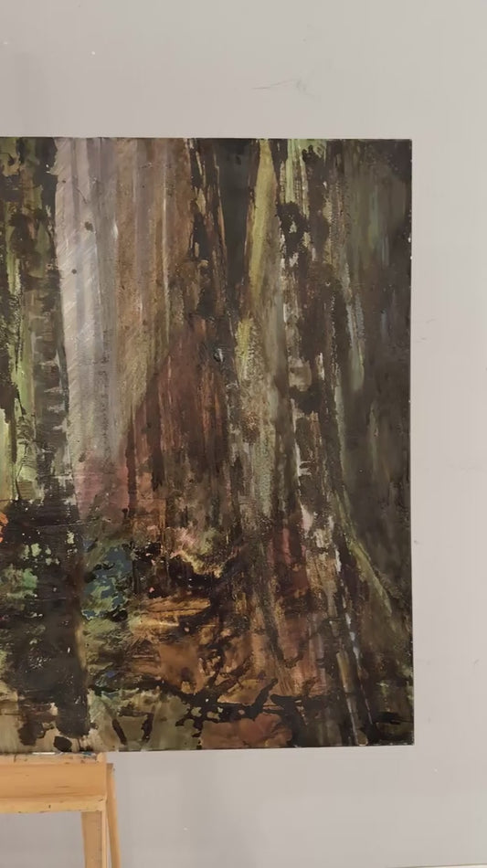 Ormanın Kalbi Yağlı Boya Tablosu