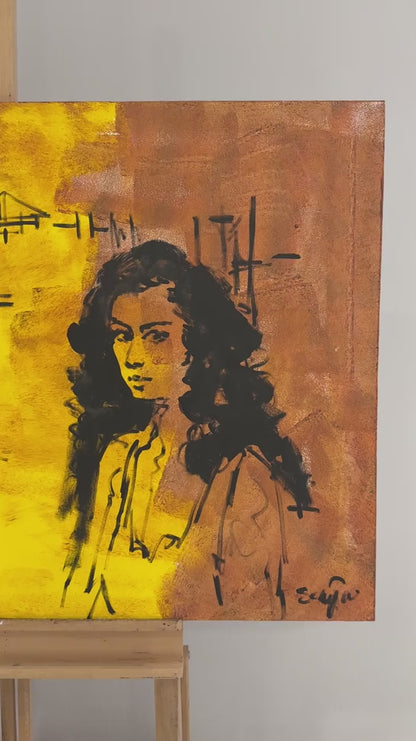 İçsel Ruh Yağlı Boya Tablosu