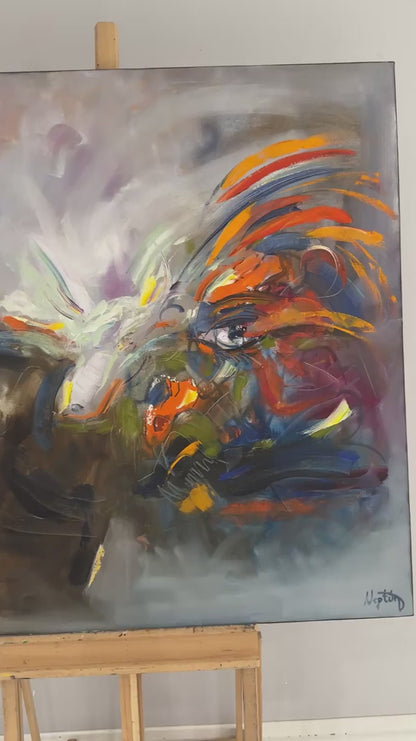 Intense Silence Oil Painting