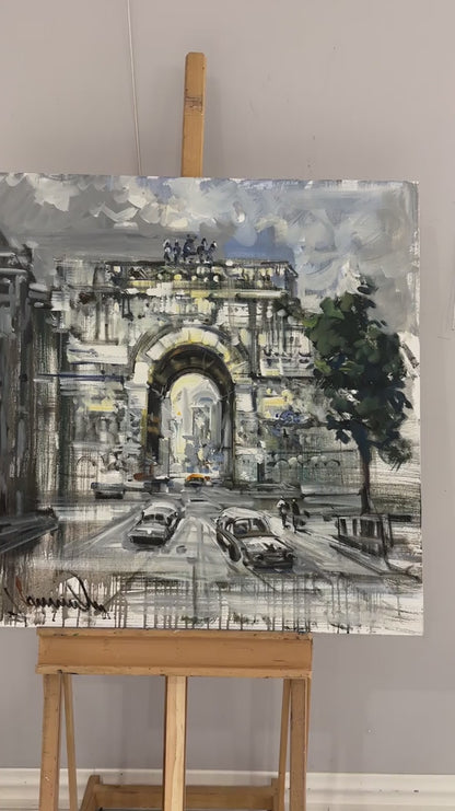 Zamanın Kapısı Yağlı Boya Tablosu