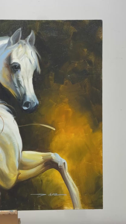 Özgürlüğün Şahlanışı Yağlı Boya Tablosu