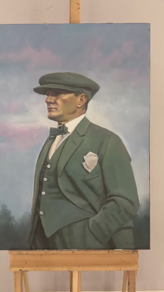 Mustafa Kemal’in Kararı Yağlı Boya Tablosu
