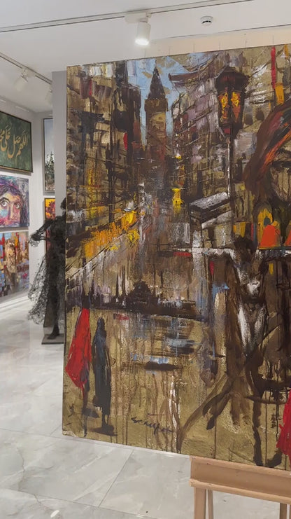 Atilla İlhan Yağlı Boya Tablosu