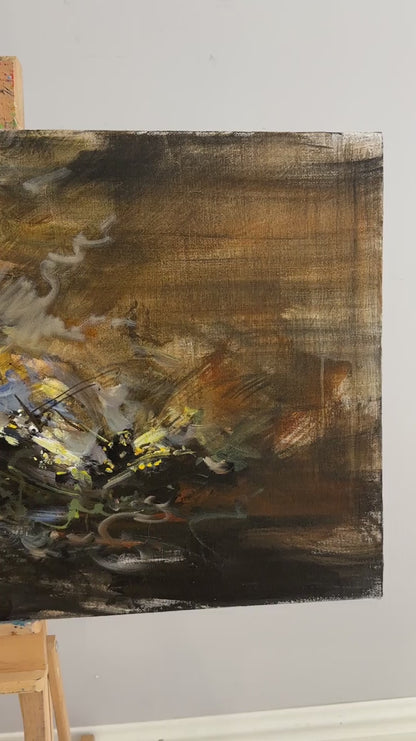 Düşsel Kaos Yağlı Boya Tablosu