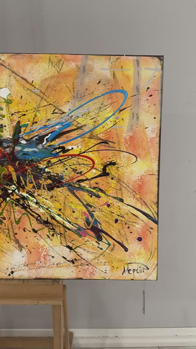 İçsel Renk Akışı Yağlı Boya Tablosu