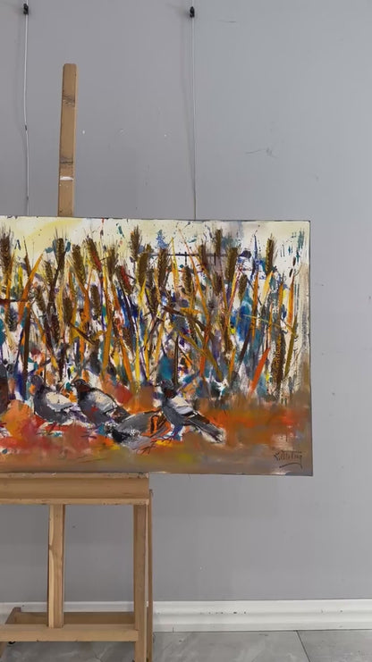 Doğanın Coşkusu Yağlı Boya Tablosu