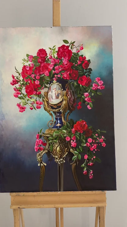 Vazoda Hayat Yağlı Boya Tablosu