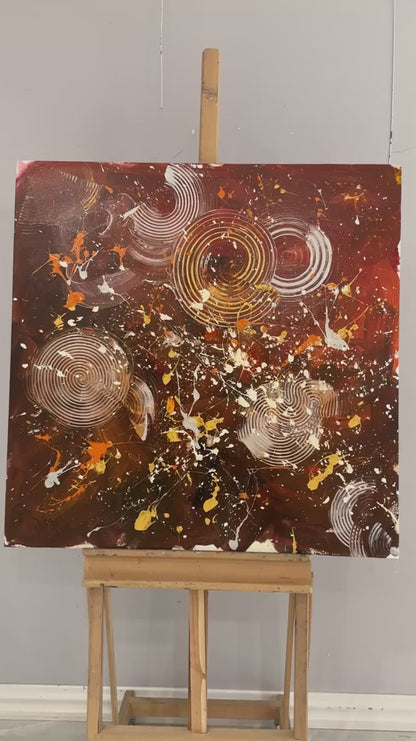 Renklerin Ateşi Yağlı Boya Tablosu