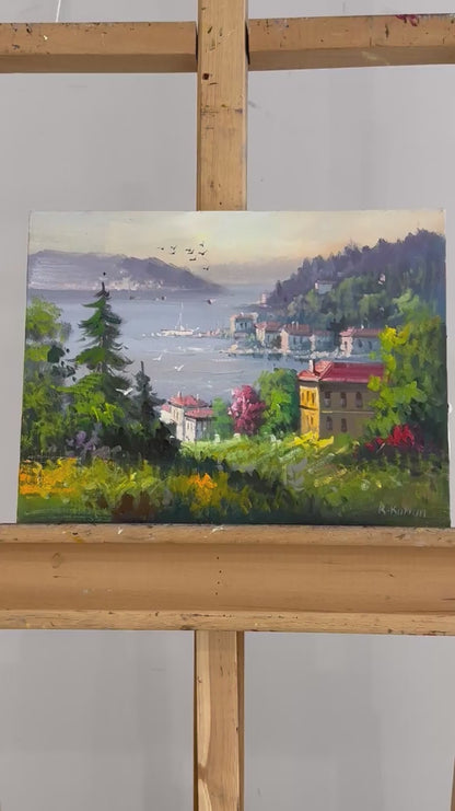 Yalılarda Arasından Yağlı Boya Tablosu