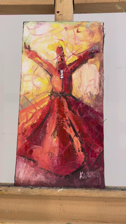 Zikirde Zaman Yağlı Boya Tablosu