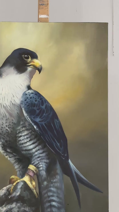 Doğan’ın Sessizliği Yağlı Boya Tablosu