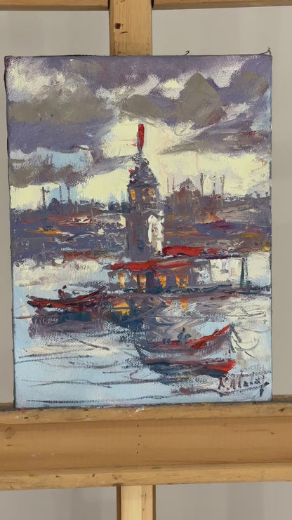 Salacakta Güz Yağlı Boya Tablosu