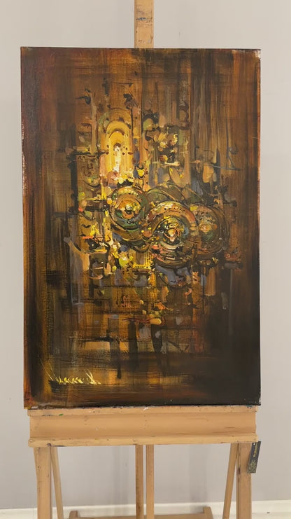 Zihnin Labirentleri Yağlı Boya Tablosu