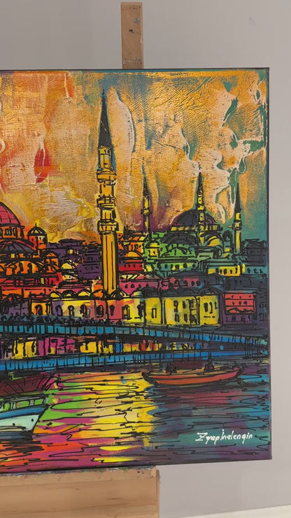 Haliç Yağlı Boya Tablosu