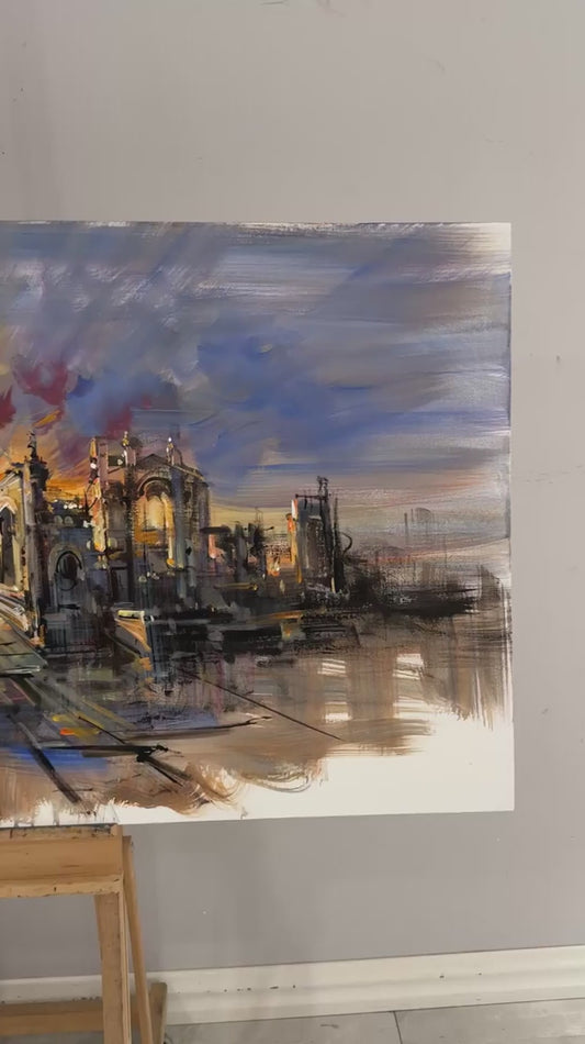 Ebedi Şehir Yağlı Boya Tablosu