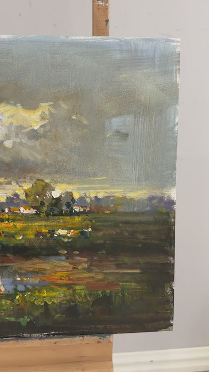 Orman Gölü Yağlı Boya Tablosu