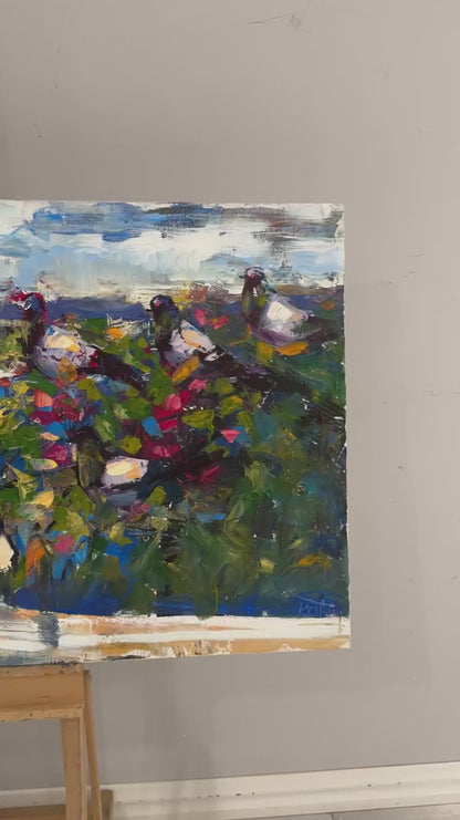 Kız Kulesi’nden Bakış Yağlı Boya Tablosu