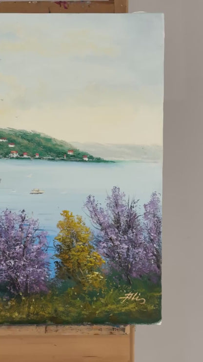 Yalılar Arasında Yağlı Boya Tablosu