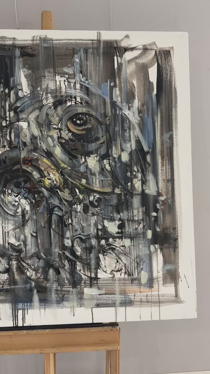 Zamansız Bir An Yağlı Boya Tablosu