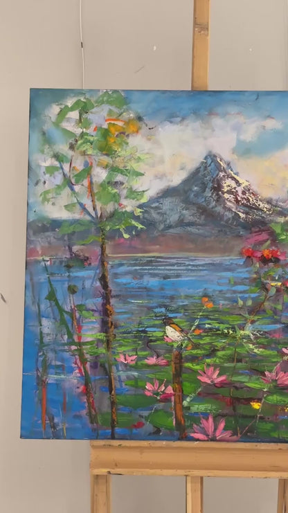 A Forest Beyond Time Oil Painting