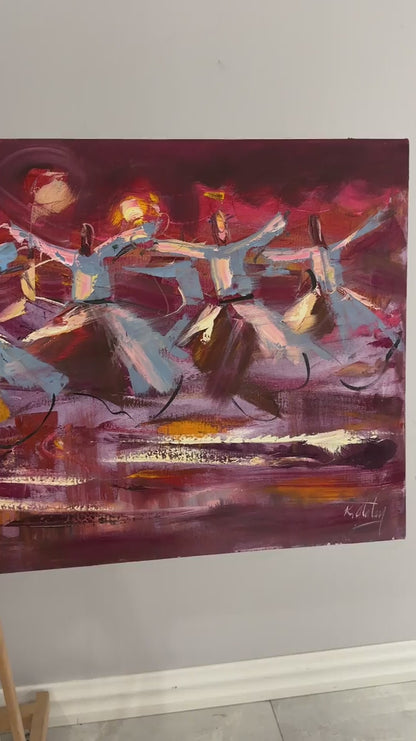 Aşka Doğru Yağlı Boya Tablosu