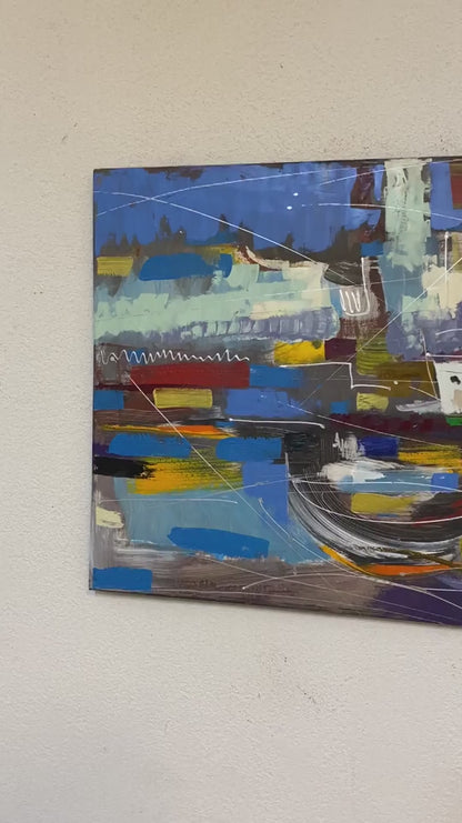 Ada Vapuru Yağlı Boya Tablosu