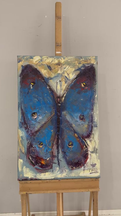 Kelebekli Rüyalar Yağlı Boya Tablosu