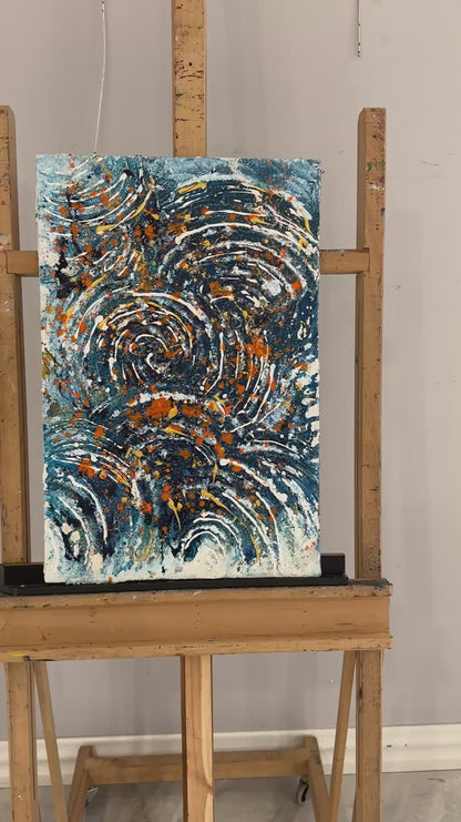 Duygusal Dalgalar Yağlı Boya Tablosu