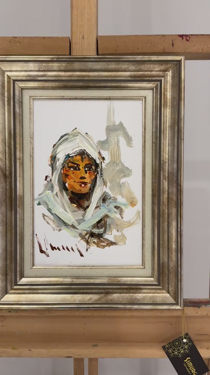 Kadın Yağlı Boya Tablosu