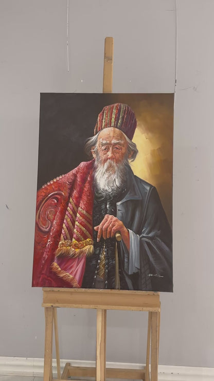 Dervişin Hatırası Yağlı Boya Tablosu