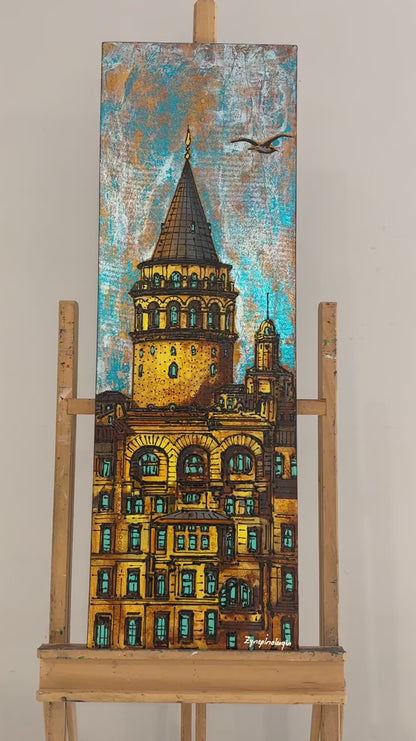 Tarihin Hikayesi Yağlı Boya Tablosu