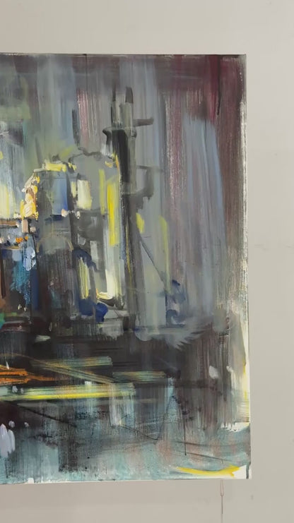 Zamana Karışan Yağlı Boya Tablosu