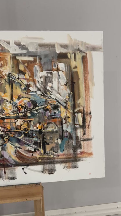 Hatıraların Girdabı Yağlı Boya Tablosu