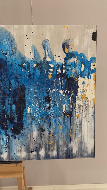 Boşlukta Bir Ses Yağlı Boya Tablosu