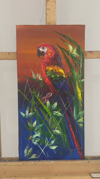 Tropikal Melodi Yağlı Boya Tablosu