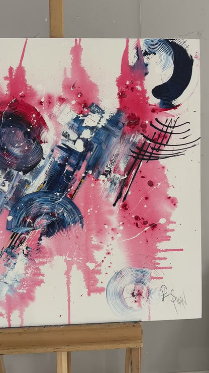 Işığın Ritmi Yağlı Boya Tablosu