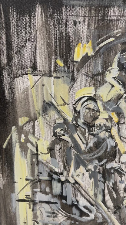 Anıların Gölgeleri Yağlı Boya Tablosu