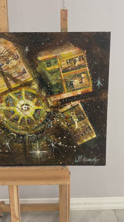 Galaxy of Time Oil Painting