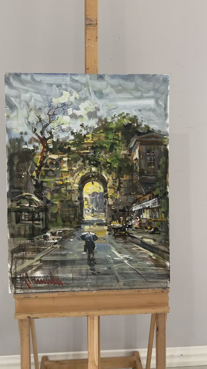 Geçmişe Açılan Kapılar Yağlı Boya Tablosu